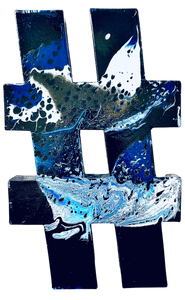 ORIGINAL ARTWORK - BLUEZ - "YOLOSWAGZ"