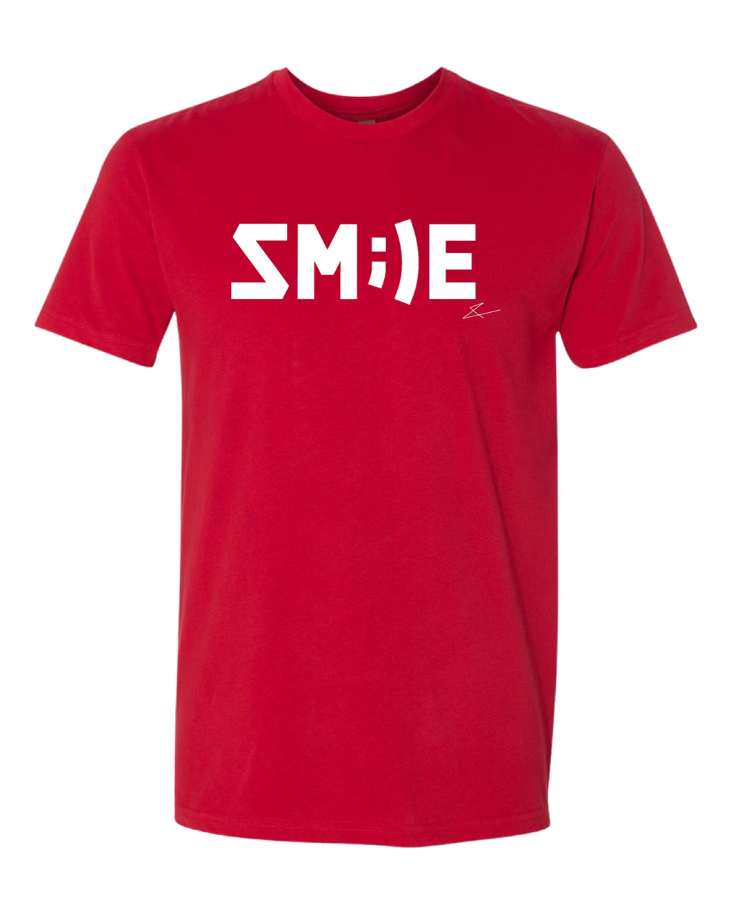 SMILE TEE RED by eddudez